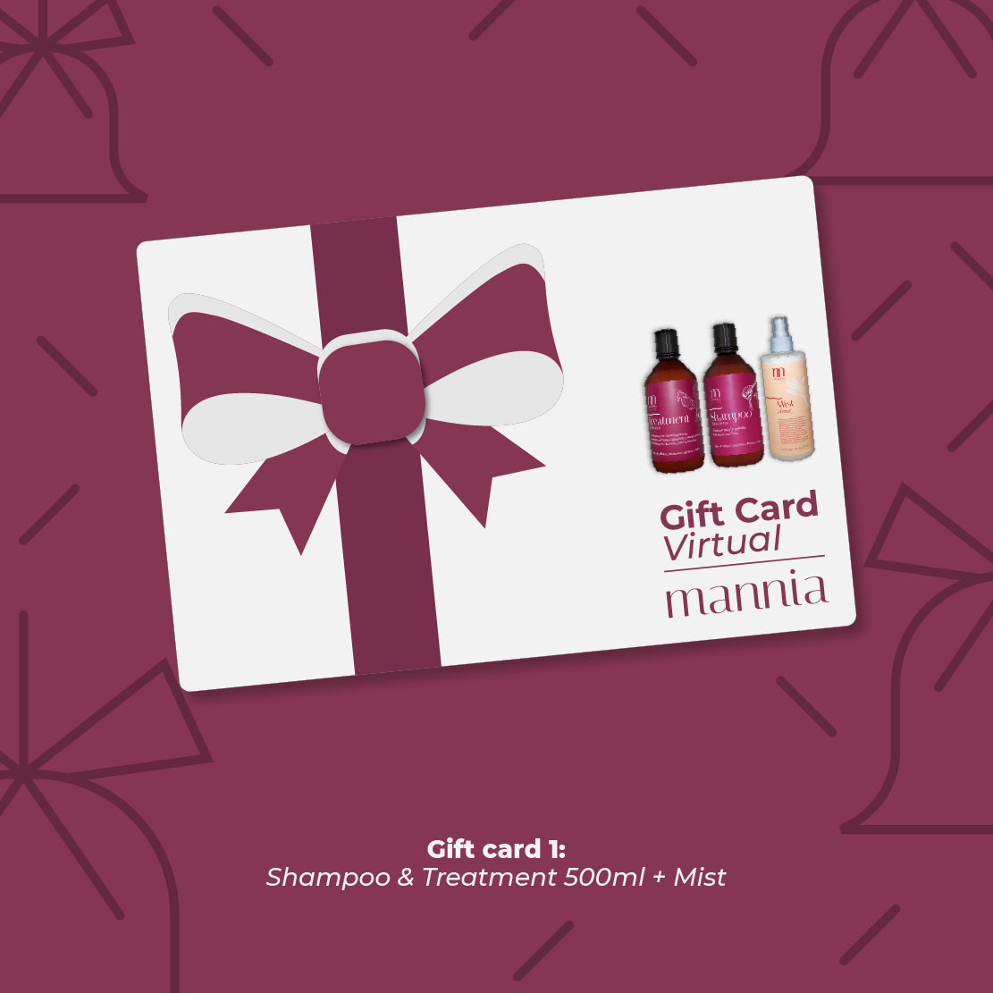 GIFT CARD VIRTUAL Shampoo & Treatment 500ml + Mist de arroz